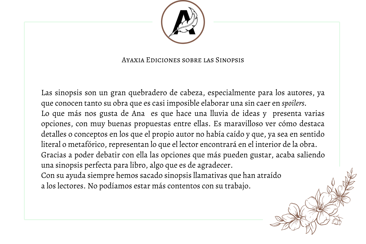 Ayaxia Testimonio Sinopsis